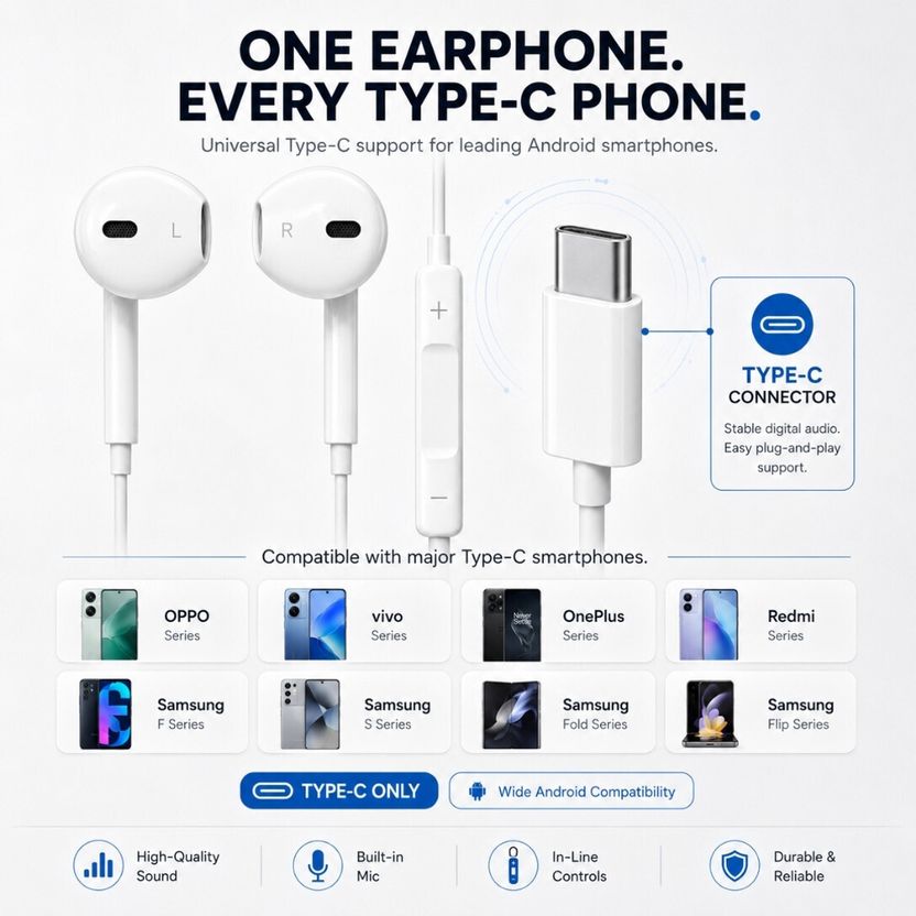 RUAAN Original Type C Earphones - Image 5