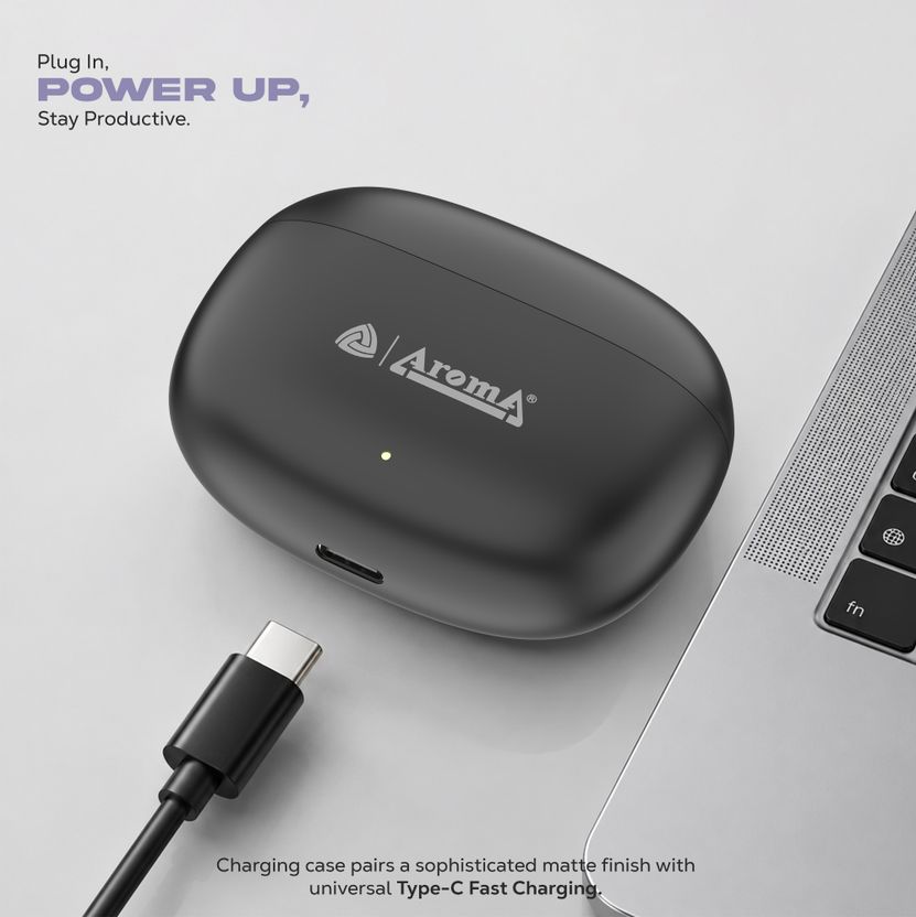 Aroma NB126 Force Plus 50Hr Playtime Earbuds - Image 5