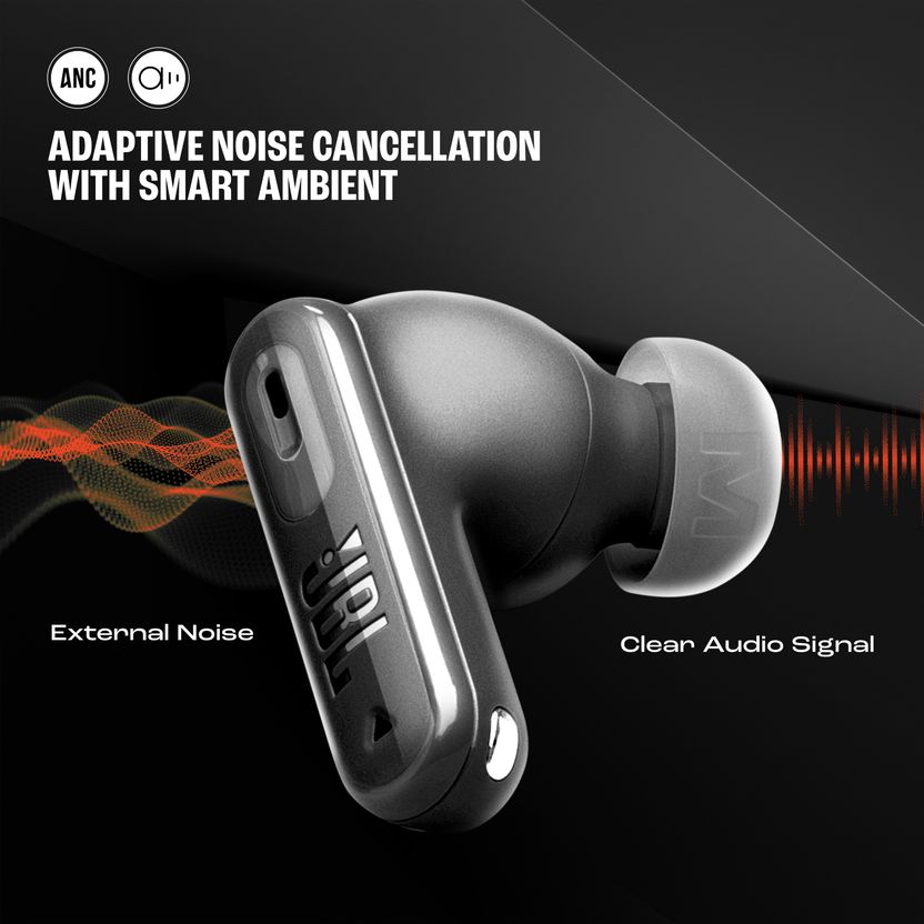 JBL Tune Beam 2 TWS ANC Earbuds, 48Hr Playtime, 6 Mics - Image 4