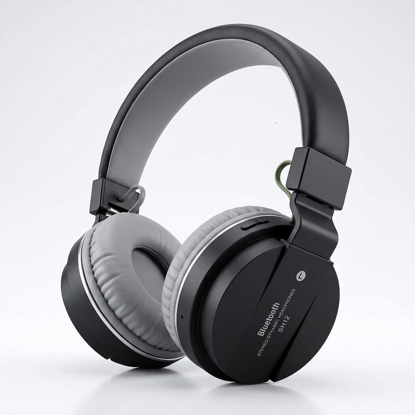 ShreeVistaar Wireless Bluetooth Over Ear Headphones Deep Bass