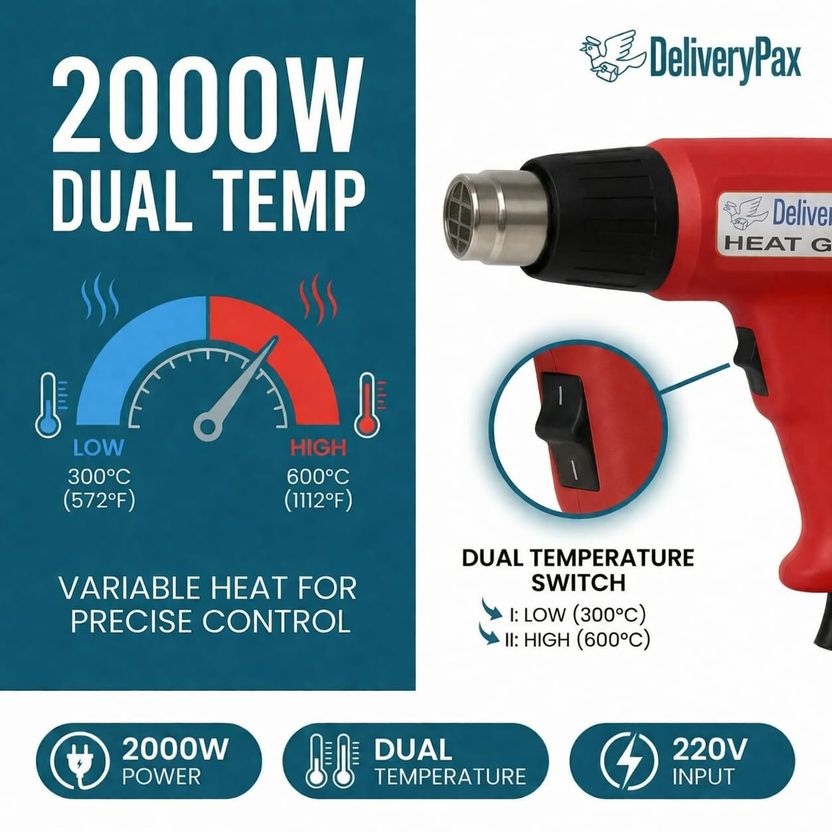 DELIVERYPAX Heat Gun Machine for Packing & Wrapping - Image 5