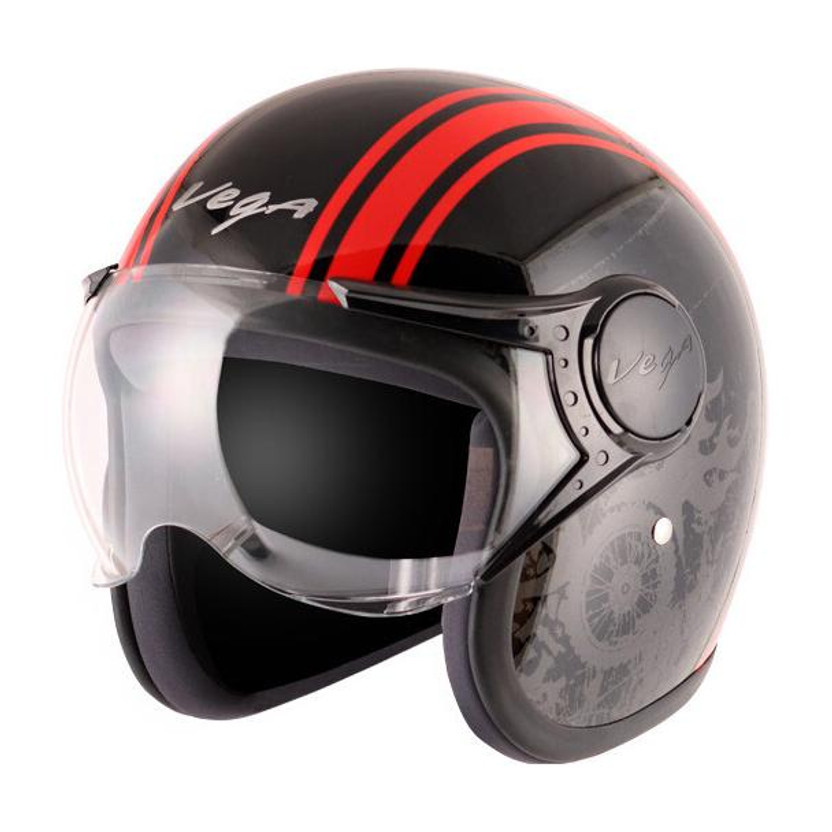 Vega Jet Old School Motorbike Helmet 1076