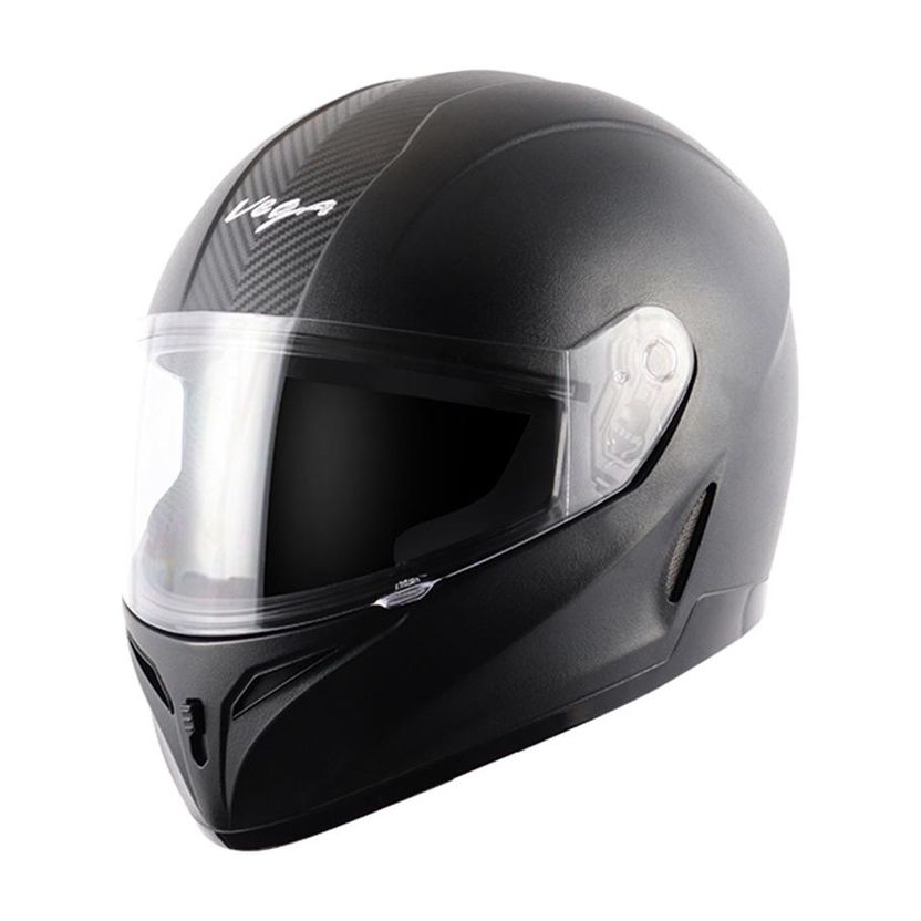 VEGA CRUX Dual Visor Flip Up Black Large Motorbike Helmet - Image 6