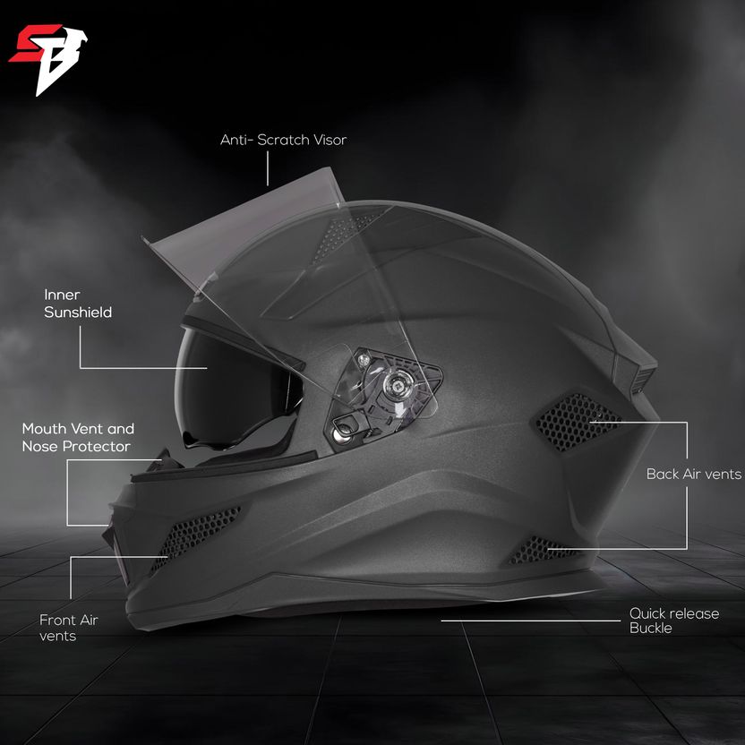 Steelbird SBH-25 Rudra Full Face Helmet - Image 5