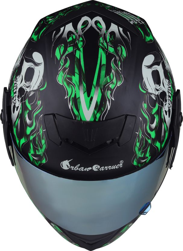 urban carrier ABS Ghost Rider Full Face Rainbow Visor (B37) - Image 3