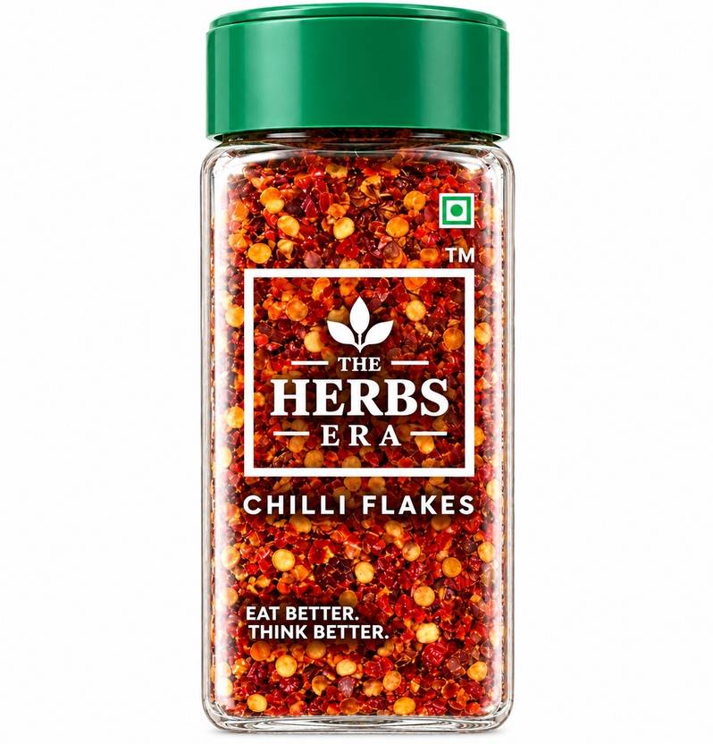 The Herbs Era CHILLI FLAKES IN SPRINKLER GLASS BOTTLE