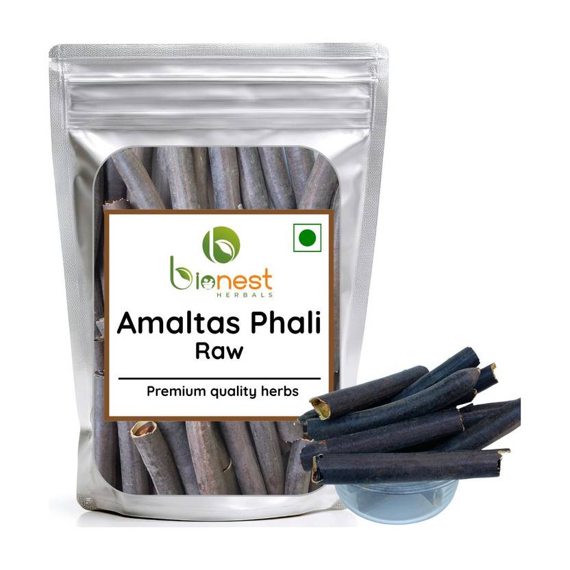 Bionest Herbals Amaltas Phali (Raw) - 100 g - Amaltaas Fali | Chronic Constipation | Detoxifier