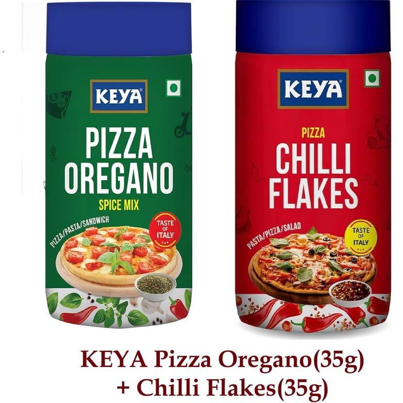 keya Pizza Chilli Flakes & Oregano Spice Mix (35g X 2)