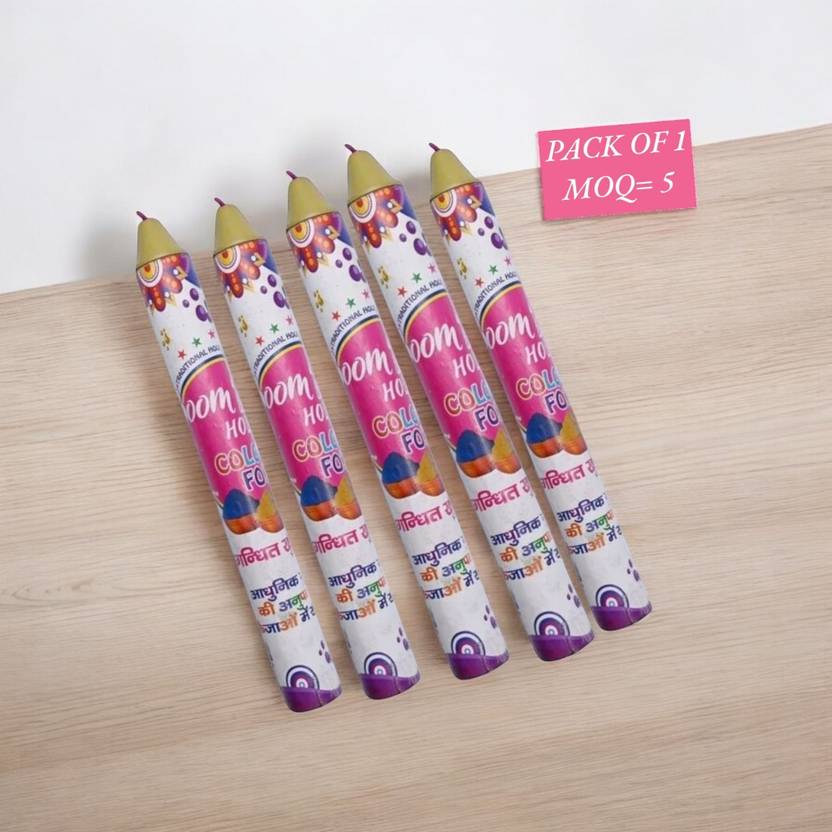 LeafBlu BIG Size Color Smoke Fog Fountain [multicolor] Holi Color Powder Pack of 1