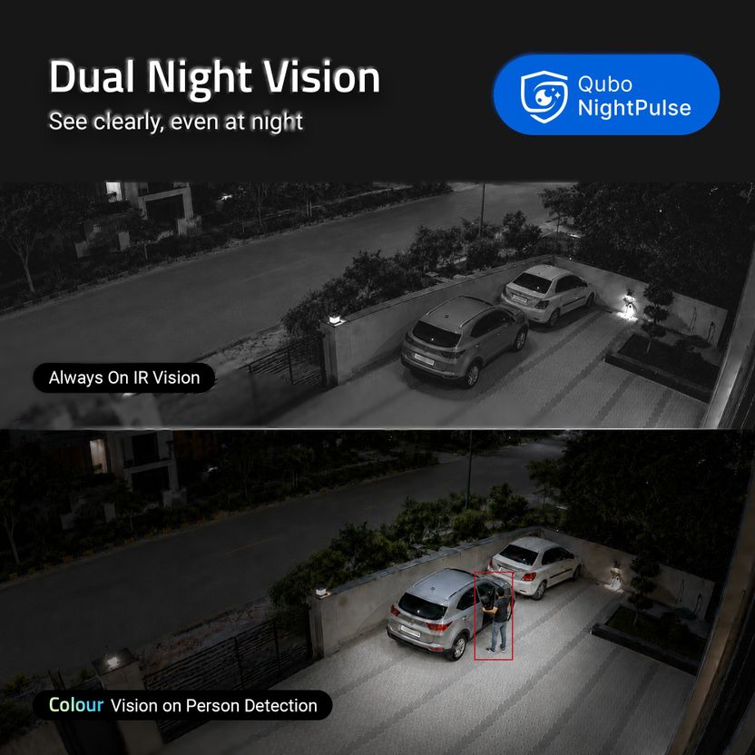 Qubo SmartOutdoor Cam 360 ˚ 4MP Security Camera - Image 5