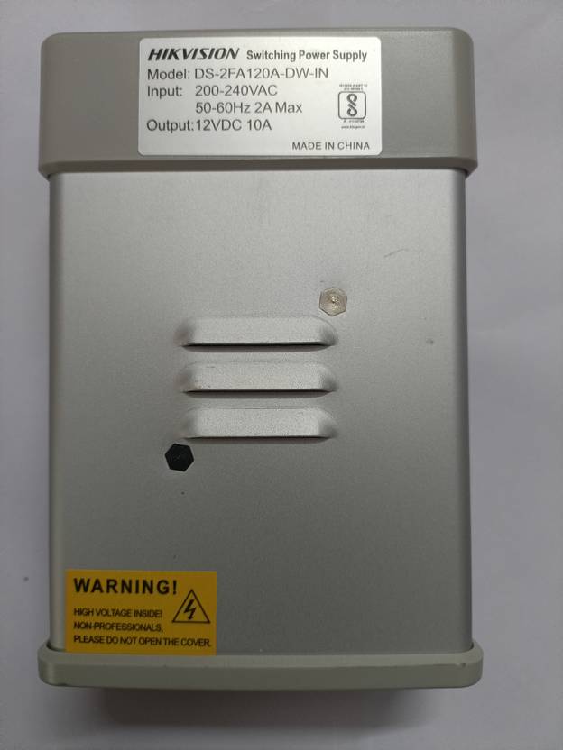 HIKVISION CCTV SMPS 12V 10 AMP DS2FA120ADWIN Security Camera Price