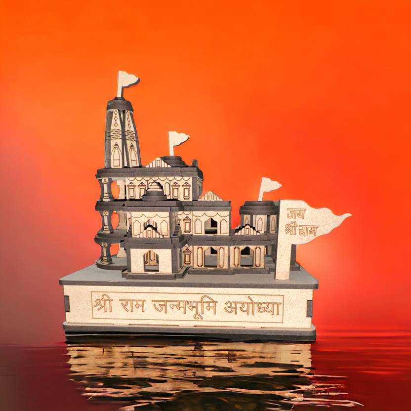 CAPIO ART Shri Ram Mandir Ayodhya/ Replica Miniature for Home Dcor/Ram ...