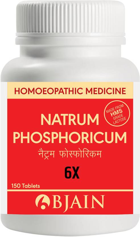 Bjain Natrum Phosphoricum Biochemic Tablet 6X, 15Gm 6X Tablets