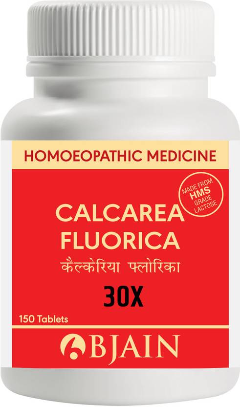 Bjain Calcarea Fluoricum Biochemic Tablet 30X, 15Gm 30X Tablets