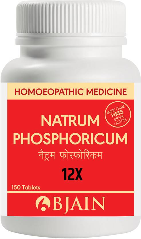 Bjain Natrum Phosphoricum Biochemic Tablet 12X, 15Gm 12X Tablets