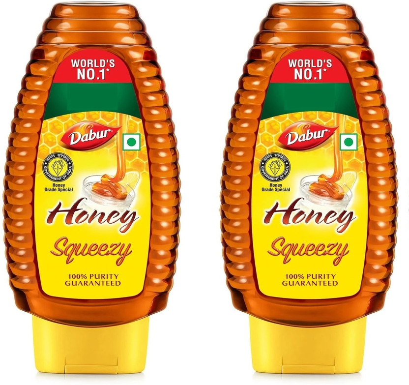 Dabur Pure HONEY Brand with No Sugar Adulteration (2 x 225 g)