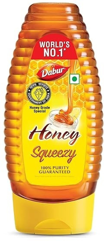 Dabur Honey Squeezy-400g, 100% Pure World's No.1 Brand with No