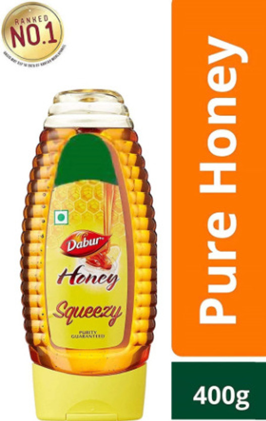 Dabur Honey Squeezy-400g, 100% Pure with No Sugar Adulteration