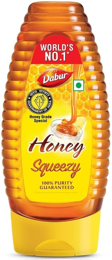 Dabur Honey Squeezy(225g) 100% Pure Honey, No Sugar Adulteration
