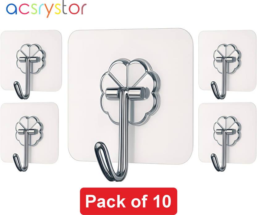 acsrystor Adhesive Flower Hook 10