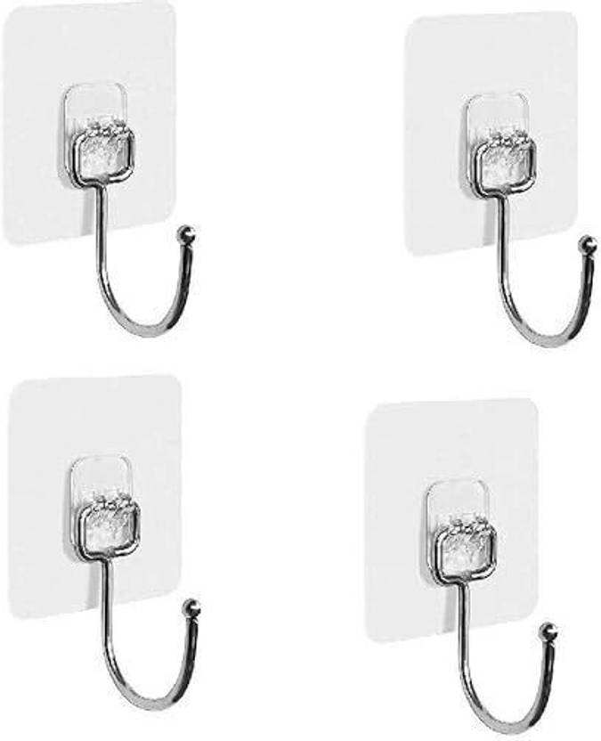 ABINKO Big Transparent Hook Sticky Hooks,for Hanging, Bathroom,Big Transparent Hook Hook 5