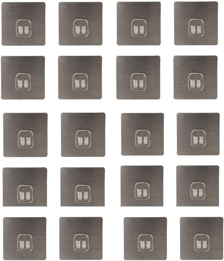 Luxera Self Adhesive Magic Wall Hanging Stickers Hooks for Bathroom Hook 1