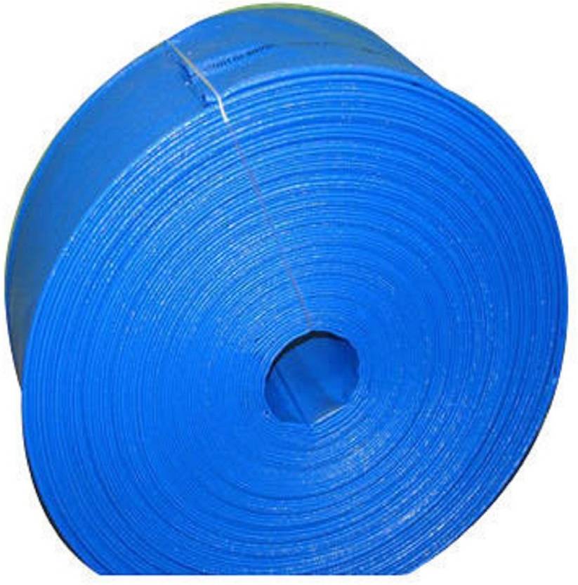 DUTRON DUPLON Flat Delivery Hose 60MTR 65MM Blue Colour Braided 2.1/2"Inch Pipe Used For Water