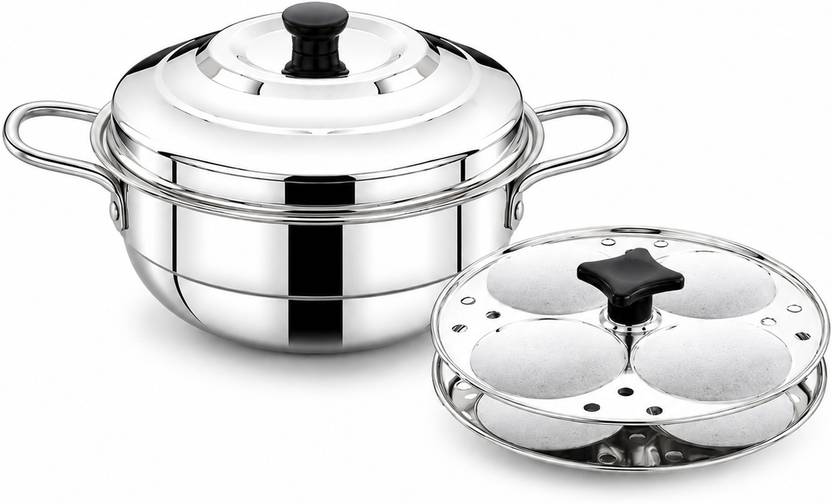 AadiVeer Stainless Steel Idli Maker | Idli Cooker | Multi Idli Pot Steamer Induction & Standard Idli Maker