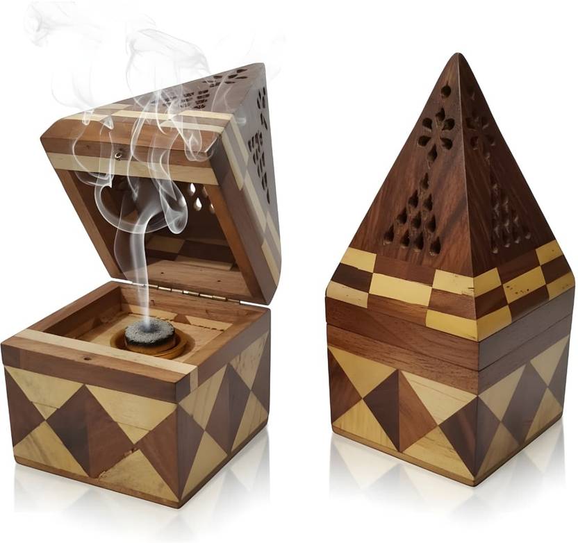 Bharatcrafts Wooden Incense Holder