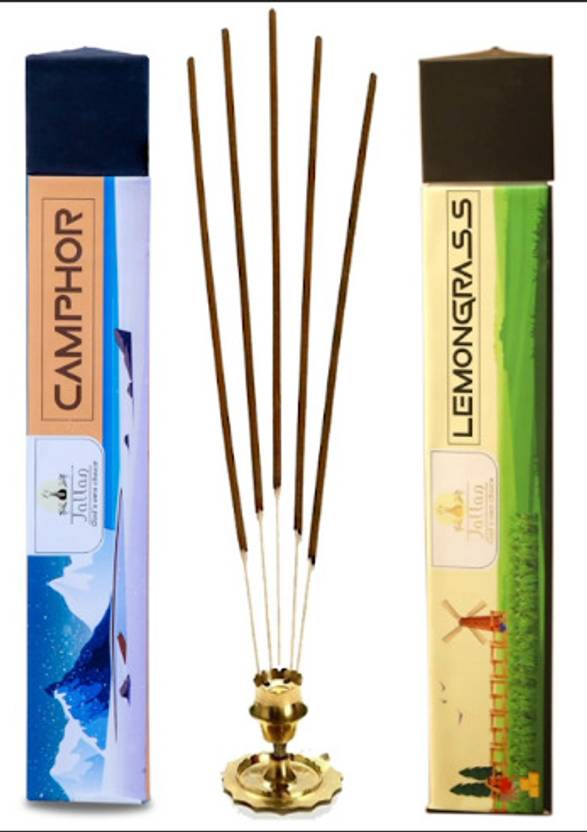 JALLAN Natural Mosquito Repellent Agarbatti Pack Of Lemongrass And