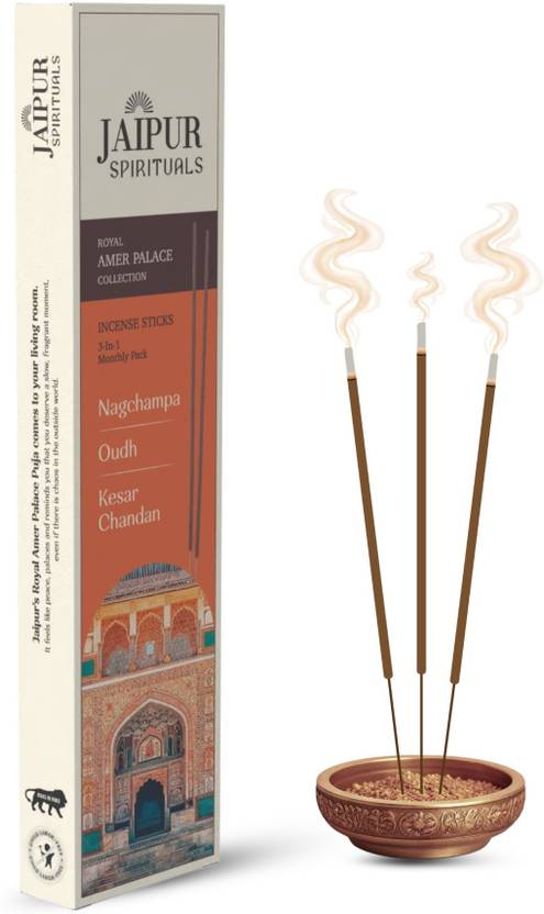 jaipur spirituals Royal Amer Palace Collection Nagchampa, oudh, Kesar Chandan