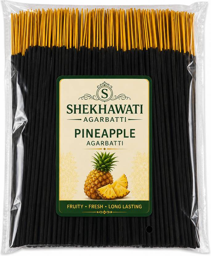 Shekhawati Agarbatti Pineapple Agarbatti long lasting fragrance for 1 kg pack Pineapple
