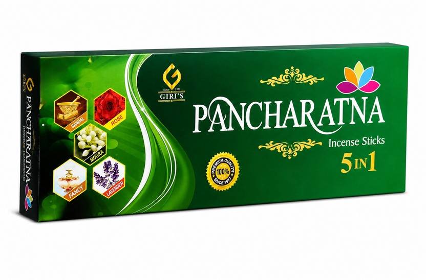 IncenseByGiri Giri's Pancharatna Mogra, Sandal, Lavender, Rose, Fancy Flavor