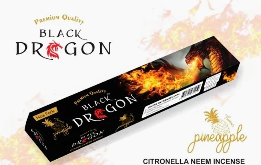 Dragon Daily Use Citronella Neem Mosquito Repellent Incense Sticks Pineapple