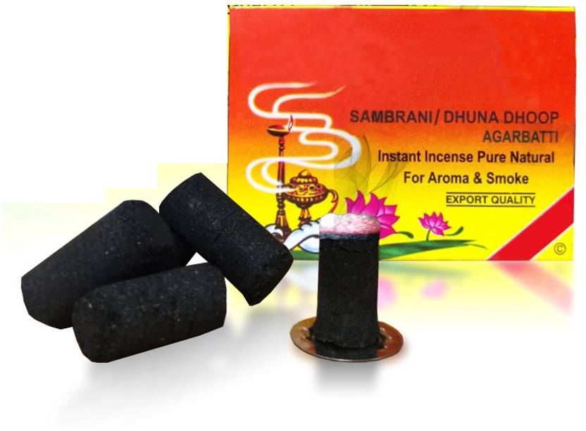 BigWheels Pack of 1 (20 Sticks) Sambrani/dhuna Dhoop Agarbatti Incense For Aroma & Smoke Scented