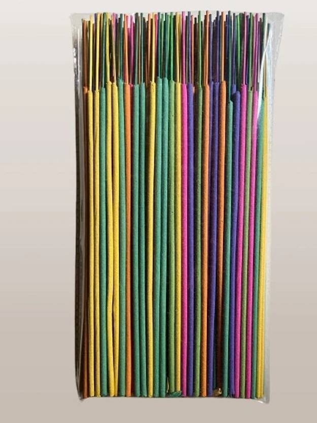 National Agarbatti Premium Mix Colour Agarbatti For Pooja And Tample Use Good For Religious Places Mix Fragrance, 50 Gm & 30 Sticks