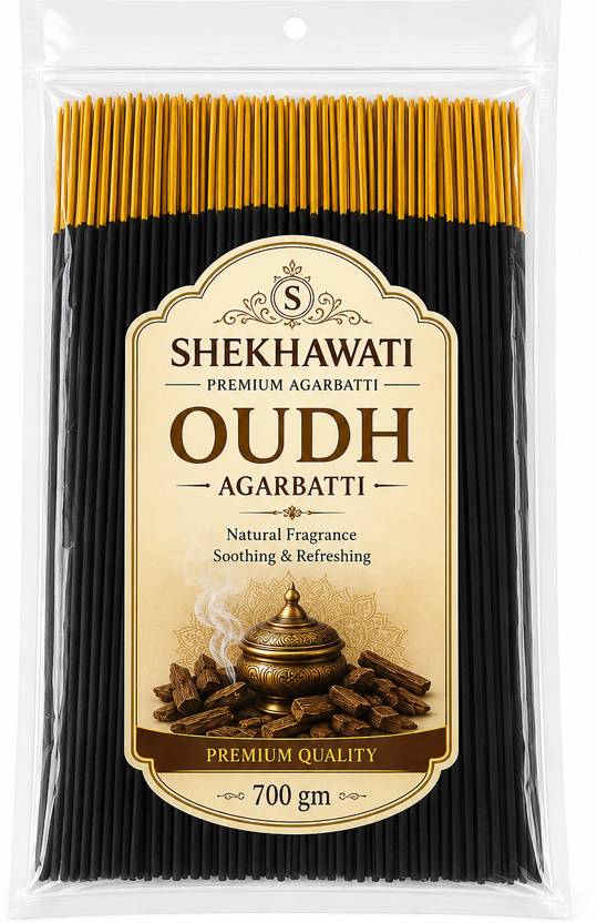 Shekhawati premium agarbatti Shekhawati Premium Oudh Agarbatti – 700gm | Long Lasting Luxury Fragrance | Oudh