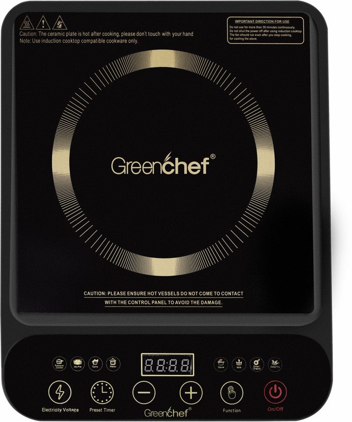 Greenchef Dice Induction Cooktop W Touch Pane