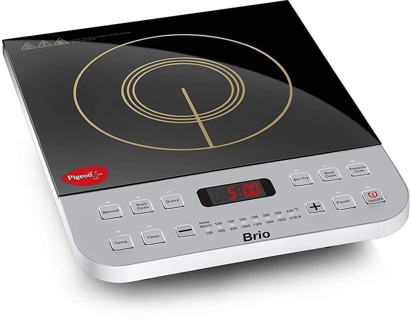 Pigeon 2100W Induction Cooktop Silver - Image 2