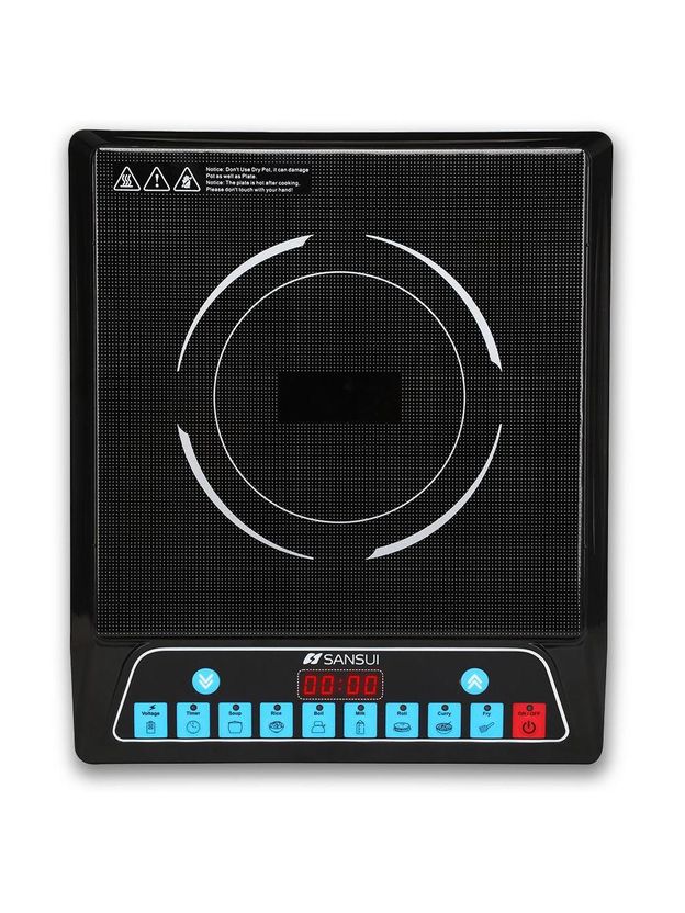 Sansui 1400W Induction Cooktop Black - Image 1