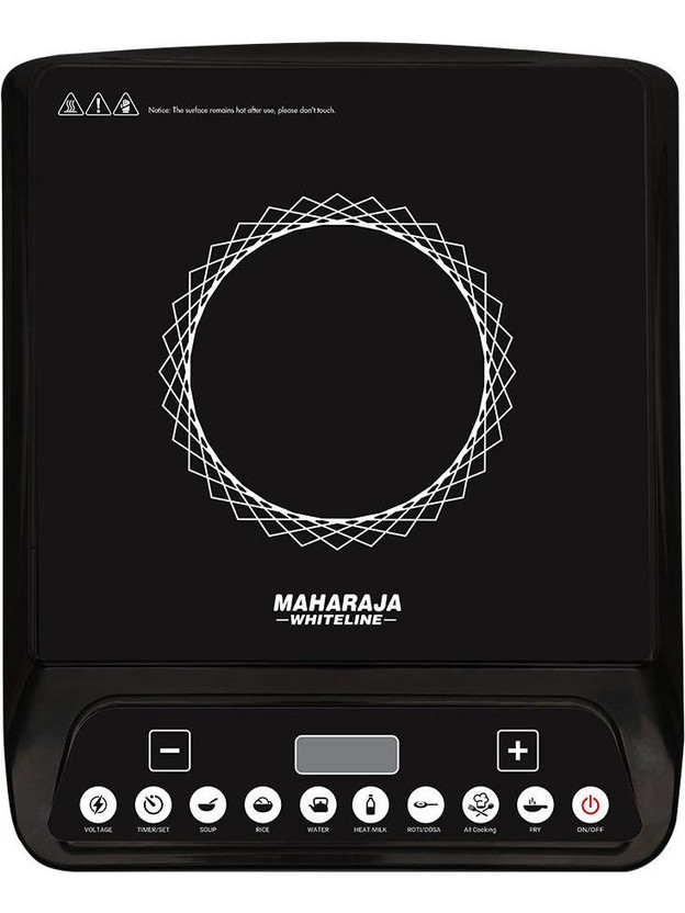 Click to enlarge MAHARAJA WHITELINE 1300 W Induction Cooktop Touch Panel -