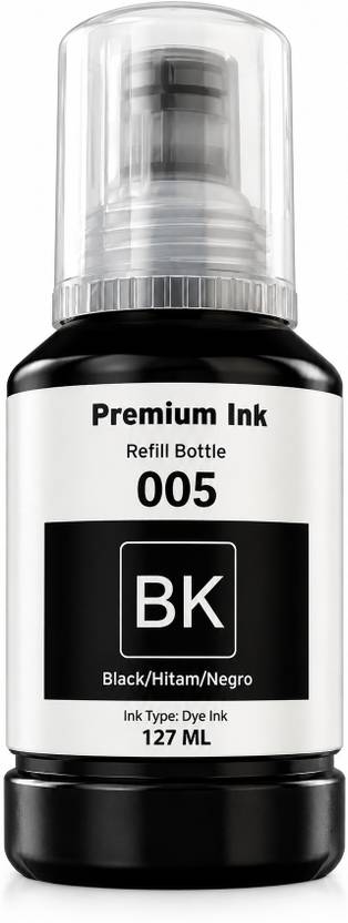 canoff 005 Ink Black Refill Ink Bottles for Epson M2140, M1100, M1120 Printers Black Ink Bottle