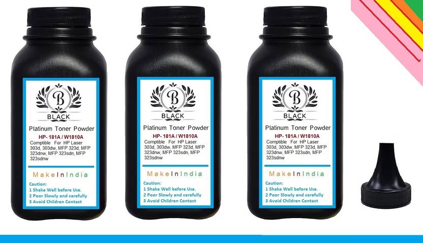 323d Ink Black 181A Toner Refill For HP Laser 303d, 303dw, MFP 323d, MFP 323dnw ...