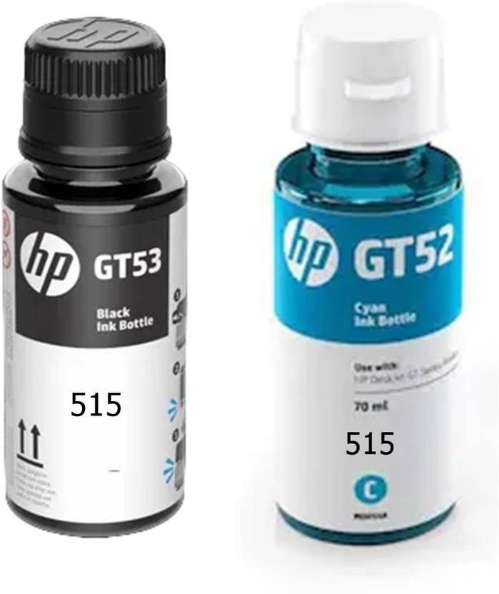 HP INK BOTTLE FOR HP 515 Original ALL IN ONE Black & Cyan SMART TANK