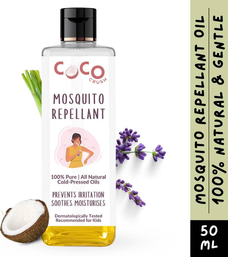 COCO CRUSH Mosquito Repellent Oil - Prevents Irritation & Soothes Mosquito Bite | Natural