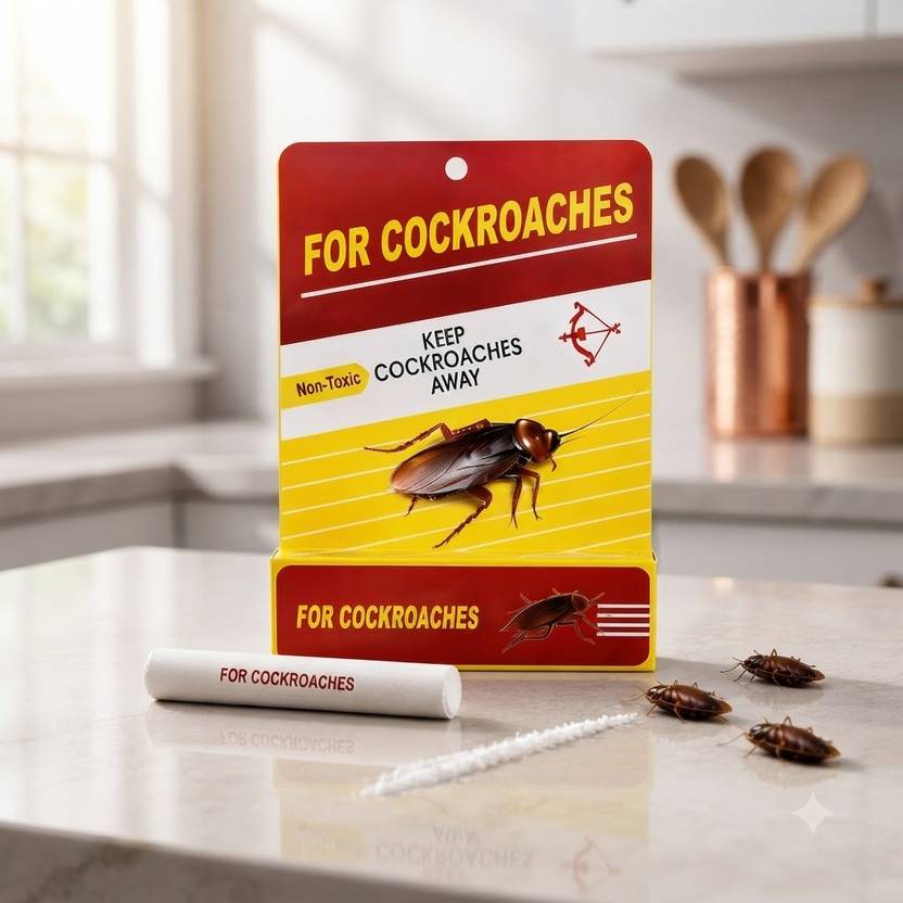 WAVECRAFT DESIGNS Cockroach Killer Chalk for Kitchen and Home Pest Control Pack of 1