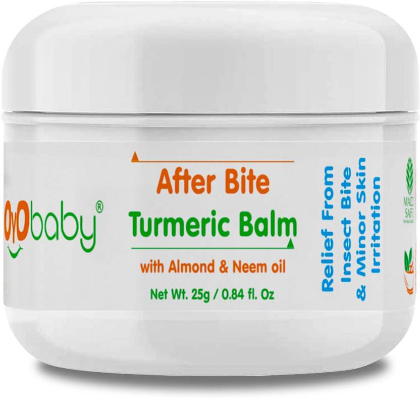 Oyo Baby After Bite Turmeric Balm for Rashes and Mosquito Bites, 100