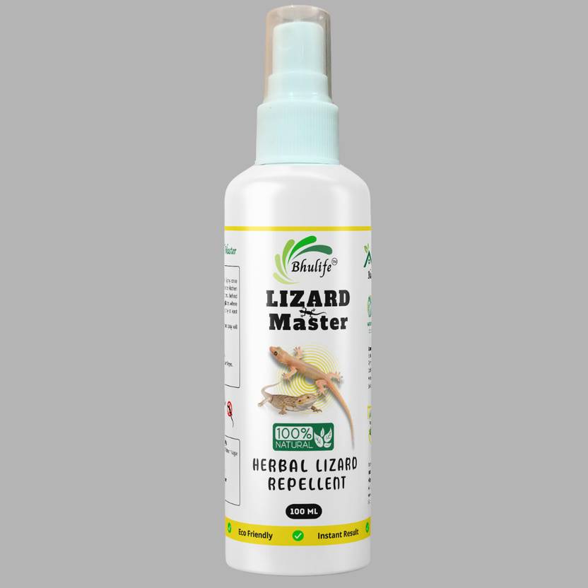 BhuLife Herbal Lizard Repellent Spray | Safe to Use | Repel Lizards Fast 100ML Pack