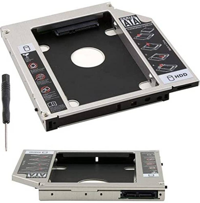 WEFLY Caddy 12.7mm Universal CD/DVD-ROM Your Data Storage on Your Laptop with HDD/SSD 12.7mm Universal CD/DVD-ROM - Expand Your Internal Optical Drive