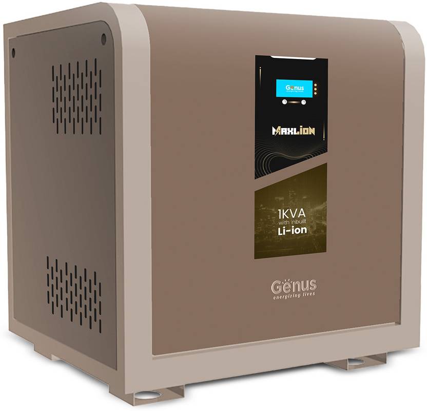 Genus Maxilion 1000 VA Inverter with Integrated 1280Wh Lithium Ion Genus Maxilion 1000 VA Inverter with Integrated 1280Wh Lithium Ion